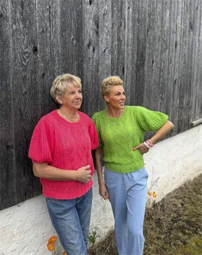 Lene Beier x Lind - LBTulipan Strik - Light Green 